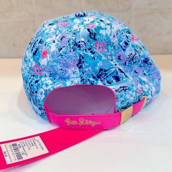 NWT Blue Peri Lilly Loves North Carolina Run Around Hat - Picture 4 of 7